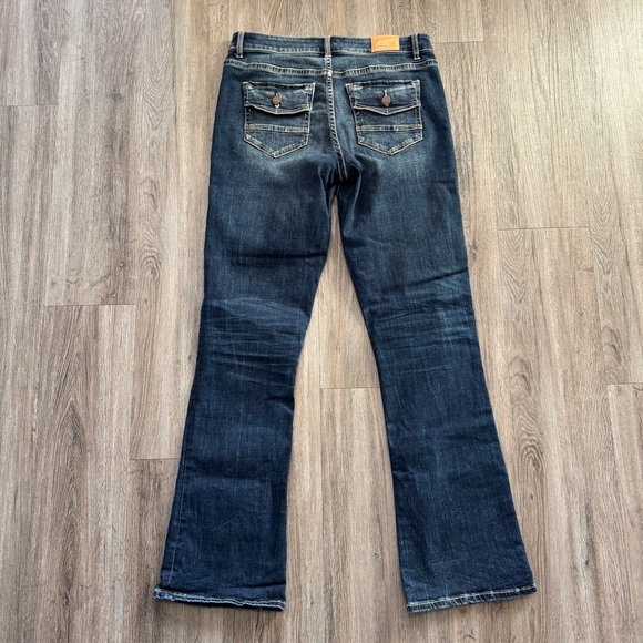 Buckle BKE Victoria Universal Fit Mid-Rise Bootcut Blue Jeans Womens Size 30 - Picture 5 of 12